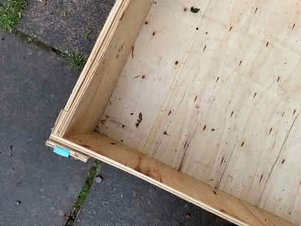 Photo of free Large wooden box (Blythe Bridge) #3
