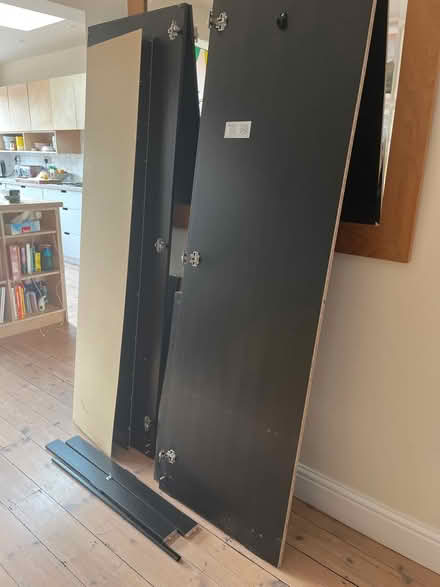 Photo of free Black IKEA wardrobe (BN41) #2