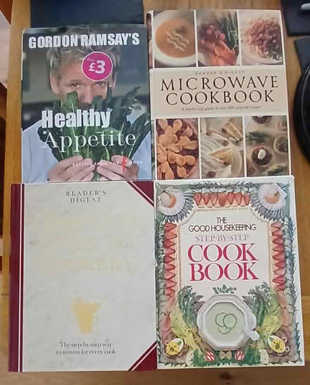 Photo of free Cookery books (Newbury racecourse. RG14) #1
