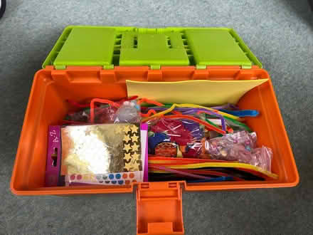 Photo of free Craft caddy with lots of craft bits (Shefford) #3