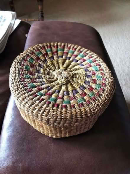 Photo of free 1960's woven basket - Imperfect (Meads BN20) #1