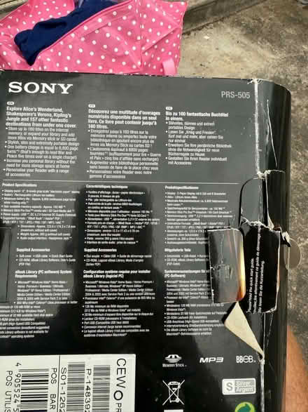 Photo of free Sony Reader PRS 505 unused (Warden Hill GL51) #1