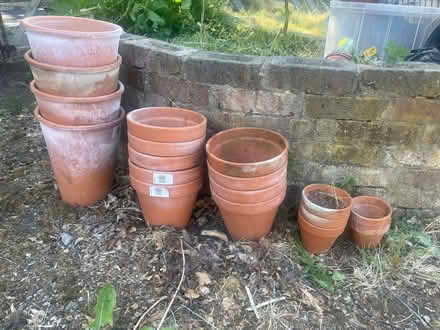 Photo of free Various sized terracotta pots for the garden (Armathwaite CA4) #1
