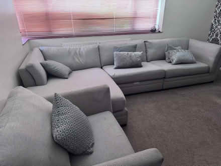 Photo of free Long Island sofa grey (Eastbourne BN20) #1
