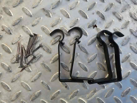 Photo of free Pair of curtain poles with fleur de lys finials (Arddleen SY22) #3