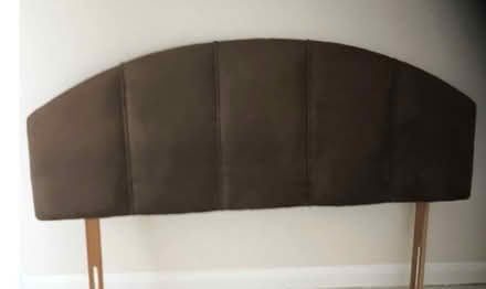 Photo of free Faux suede headboard for double bef (Johnstown LL14) #1