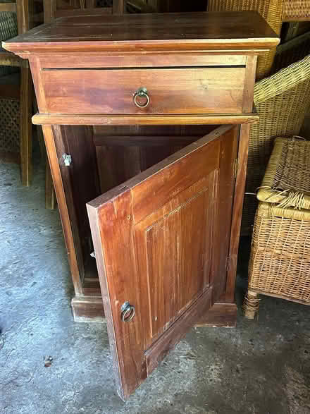 Photo of free 2 Indonesian bedside tables (Denmead PO7) #1