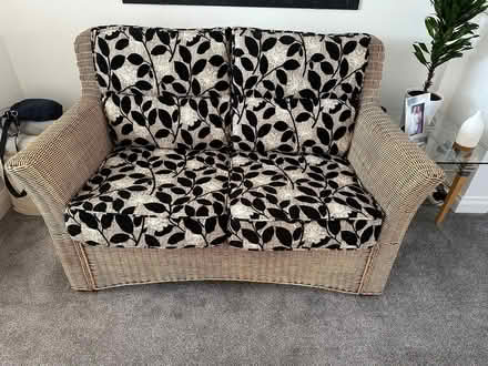 Photo of free Two seater rattan sofa (Middleton LA3) #3