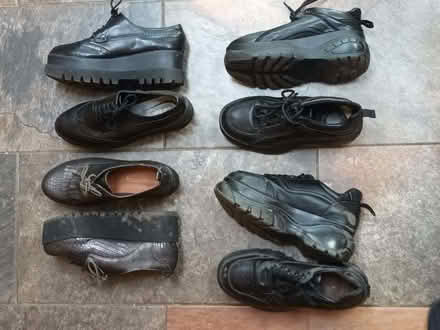 Photo of free Four pairs of platform shoes - size 6 (Walnut Tree MK7) #1