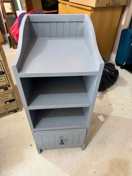 Photo of free Grey Wooden Cabinet (HG3) #1