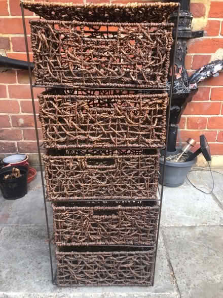 Photo of free Five basket woven storage (TN2) #1