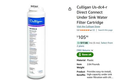 Photo of free Water filter (under sink) (Cedar Grove, TN) #1