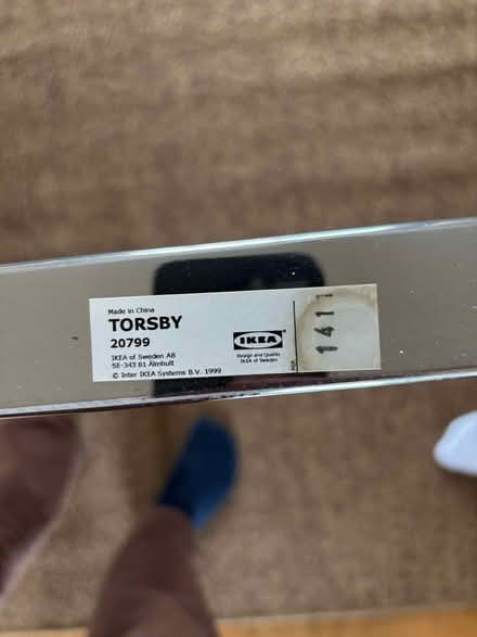 Photo of free IKEA Torsby Glass top dining table (Abbeydale B98) #4