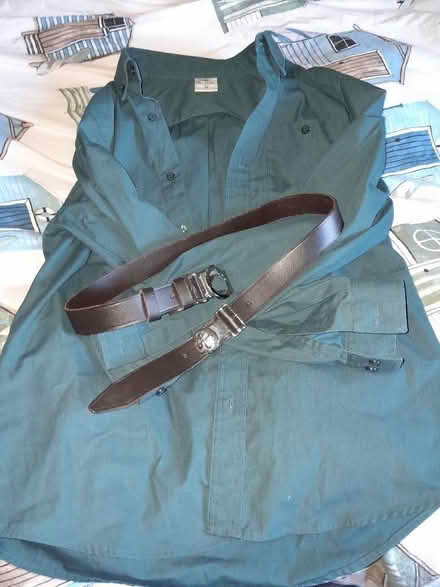 Photo of free Green Scouts shirt & belt (Buxted TN22) #1