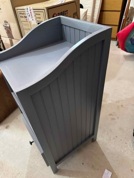 Photo of free Grey Wooden Cabinet (HG3) #2