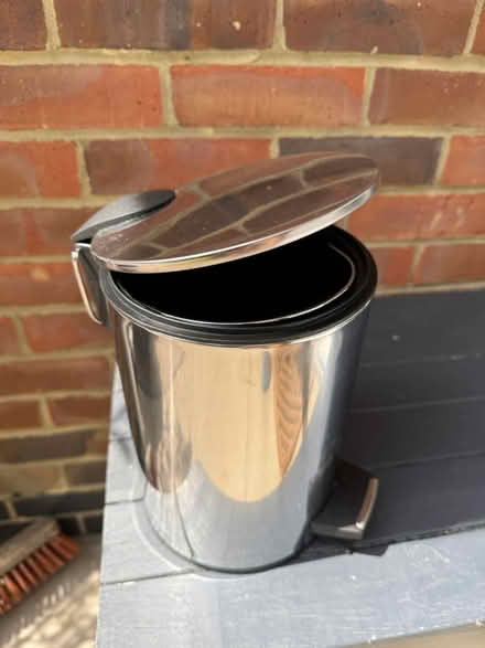 Photo of free Chrome Pedal bin (Burgess Hill) #1
