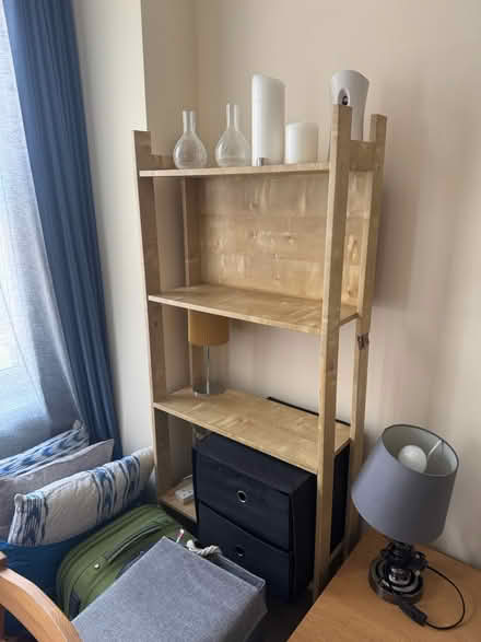 Photo of free Tall Wooden Shelves Unit (Acton) #1