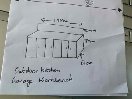Photo of free Outdoor kitchen / Garage work bench (SP6 Frogham) #2