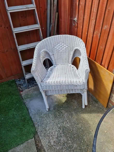 Photo of free Two wicket chairs (Little brickhill Mk179ng) #1