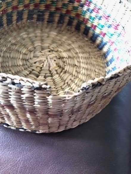 Photo of free 1960's woven basket - Imperfect (Meads BN20) #3