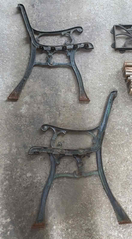 Photo of free Cast Iron Bench Parts (Maynard) #3