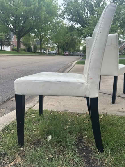 Photo of free 3 crate and barrel dining chairs (hinsdale) #1