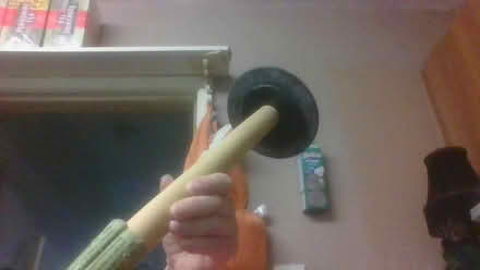 Photo of free long handled flat rubber plunger (BA2) #3