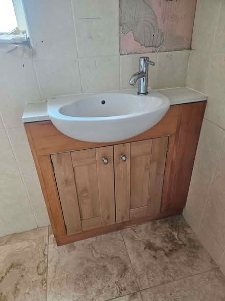 Photo of free Toilet and washbasin with cupboard (Upper Rotcher HD7) #1