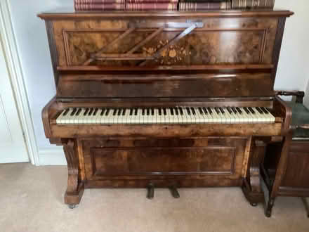 Photo of free Antique walnut piano (Long Marton CA16) #3