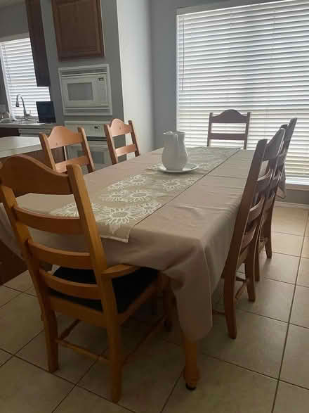 Photo of free Six Chair dining table (El Dorado & Lake Forest area) #1
