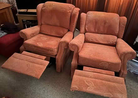 Photo of free 2x RECLINER ARM CHAIRS (G-PLAN) (Guildford GU1) #3