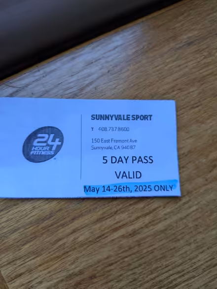 Photo of free 24 Hour Fitness Pass (Sunnyvale near Sprouts) #1