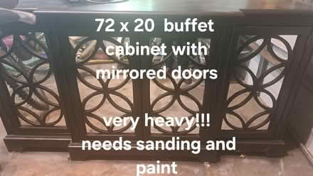 Photo of free Very heavy buffet/storage cabinet (Forest Hills) #1