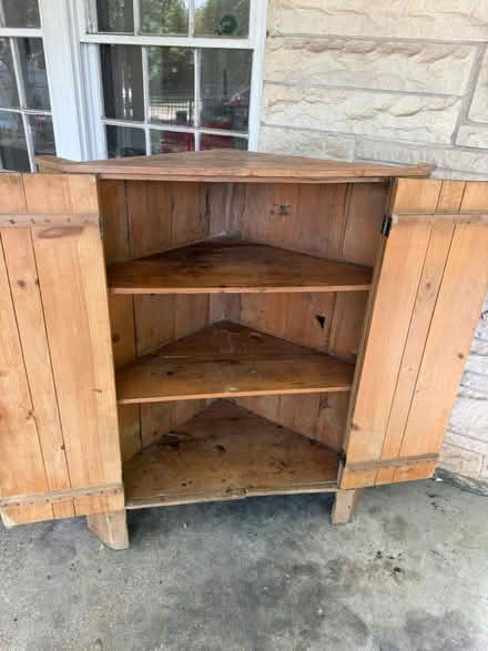 Photo of free Corner Cabinet (Old/Rustic) (Hyde Park - Avenue G near 38th) #2
