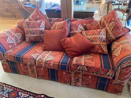 Photo of free 3 seater sofa and armchair (Totnes TQ9 5SZ) #1