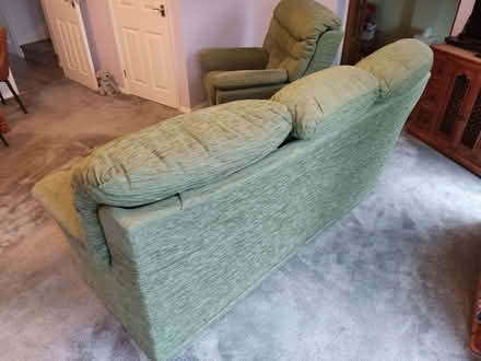 Photo of free Sofa and armchair (Greenstead CO4) #1