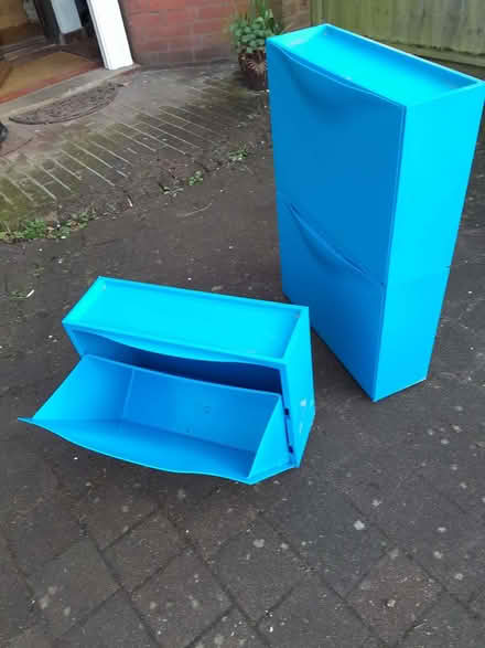 Photo of free 3no blue boxes (Bernards Heath AL1) #1