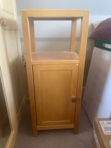 Photo of free Laundry Basket and Bathroom Cabinet (Ainsdale) #1