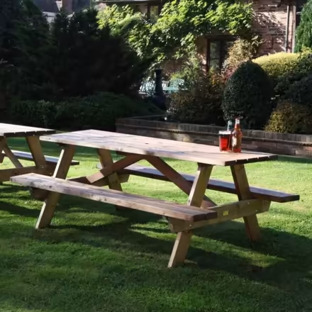 Photo of Pub-style trestle table/benches (LE2 , Clarendon Park) #1
