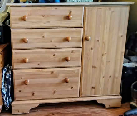 Photo of free Cabinet with cupboard and 4 drawers (Forfar DD8) #1