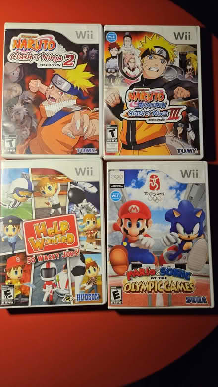 Photo of free Wii Games - Anime & Mario (clarkson lorne park area) #1