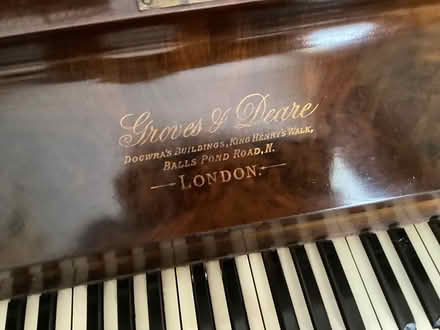 Photo of free Antique walnut piano (Long Marton CA16) #2
