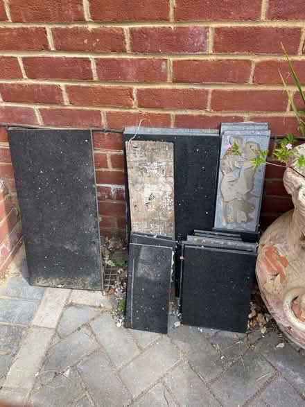 Photo of free bathroom floor tiles (Collier Row RM1) #1