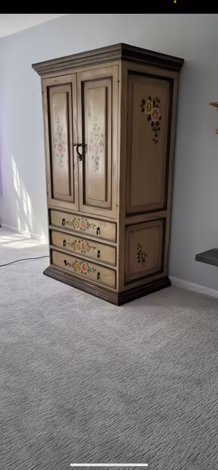 Photo of free Tall Wood Cabinet (Port Jefferson) #2