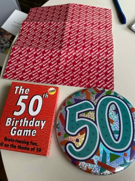 Photo of free 50th birthday stuff (ME17 Boughton monchelsea) #1