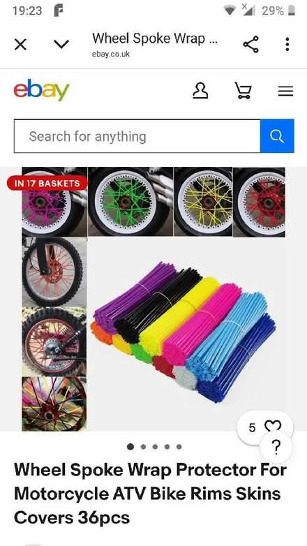 Photo of free Wheel protector for bike or motorbike as per photos (Millhouses S7) #1