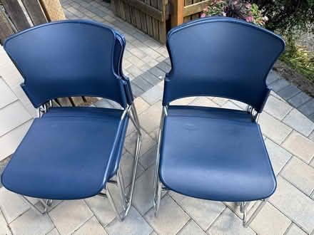 Photo of free 6 stackable chairs (South Seattle - Rainier Beach) #1