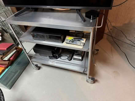 Photo of free Metal kitchen table (North Cambridge) #2