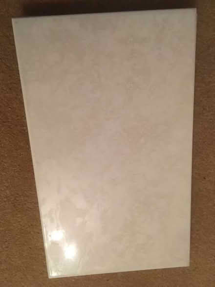 Photo of free seven cream ceramic wall tiles (Queens Park CM12) #1