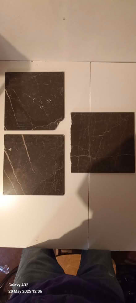 Photo of free Mottled brown wall tiles 30.5cm x 30.5cm x 1cm deep (The Nurserylands TW12) #3